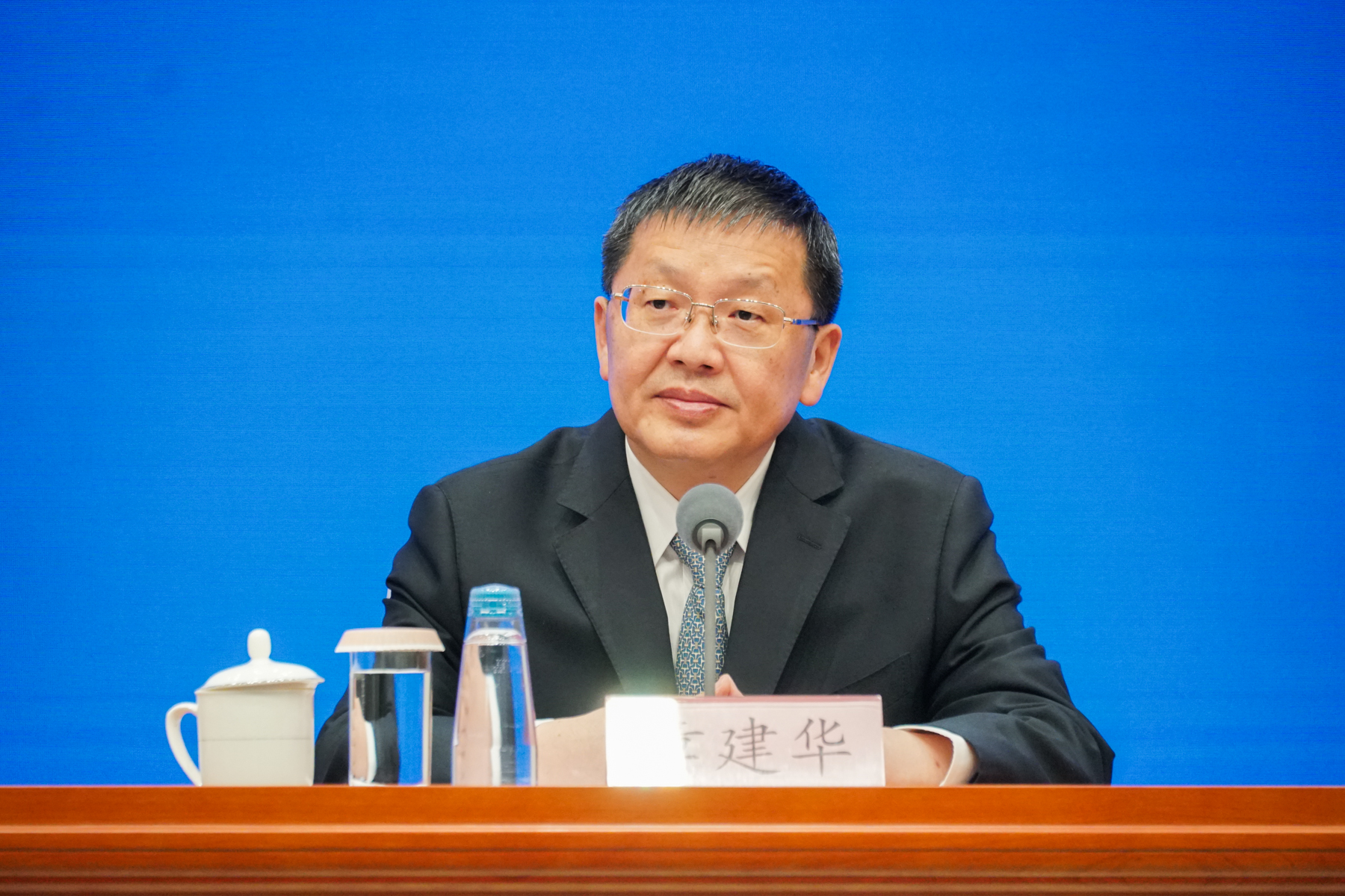 国家能源局局长章建华  澎湃新闻记者 周頔 摄